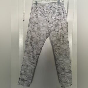 Flog Gray and white Camouflage joggers pants size 30